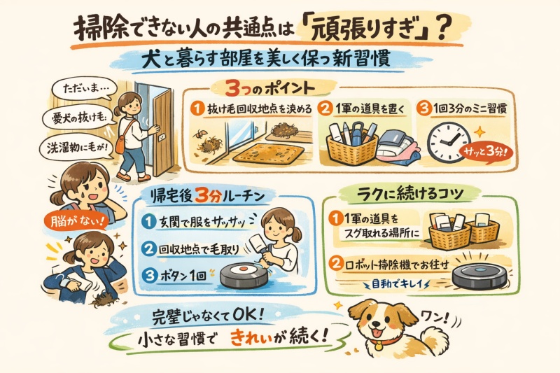 掃除できない人なぜ