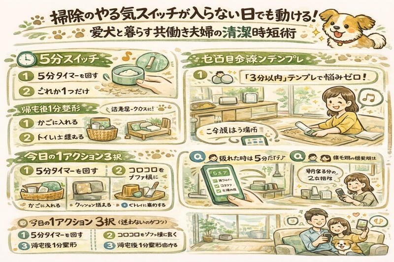 掃除のやる気スイッチが入らない