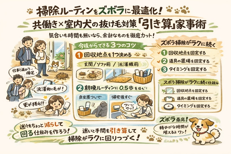 掃除ルーティンズボラ